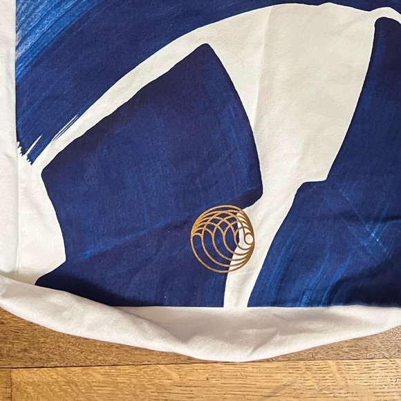 Augustinus Bader x Tiffany Bouelle EUC tote canvas shoulder bag blue white - Picture 3 of 10